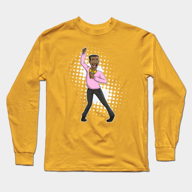 Dancing Carlton Long Sleeve T-Shirt by Alison Andrei